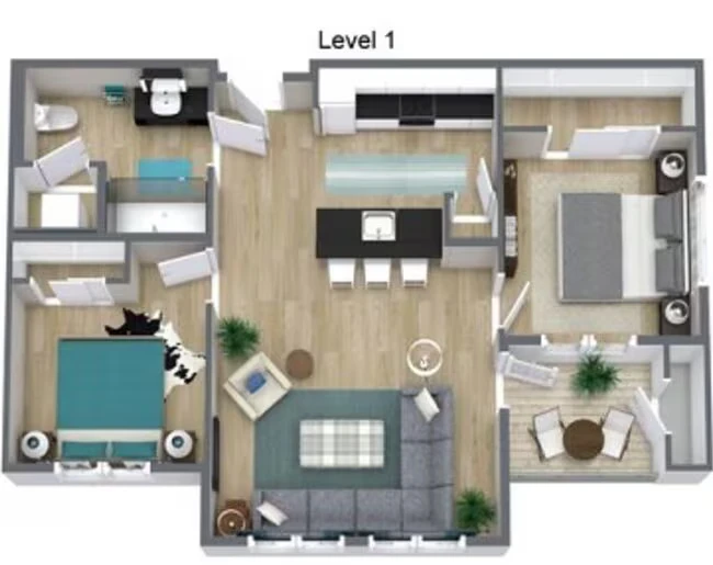 The Seahawk A-406 floor plan